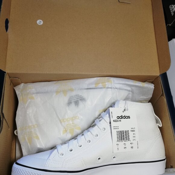 ADIDAS NIZZA HI MEN'S US SIZE 10 BRAND NEW IN BOX - Picture 3 of 10